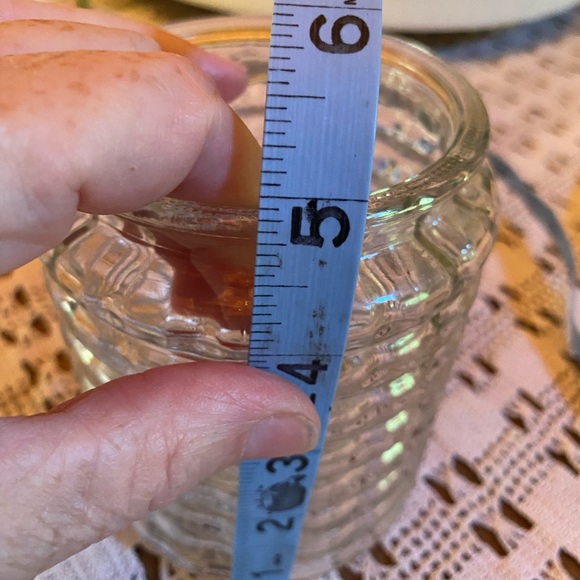 🔥Textured Lidded Glass Jar🔥 - Picture 7 of 9